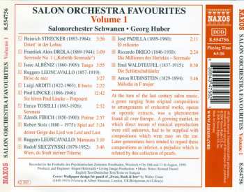 CD Salonorchester Schwanen: Salon Orchestra Favourites. Volume 1