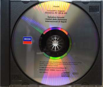 CD Antonio Vivaldi: Le Quattro Stagioni, Concertos For 3 & 4 Violins