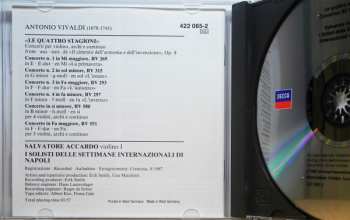 CD Antonio Vivaldi: Le Quattro Stagioni, Concertos For 3 & 4 Violins
