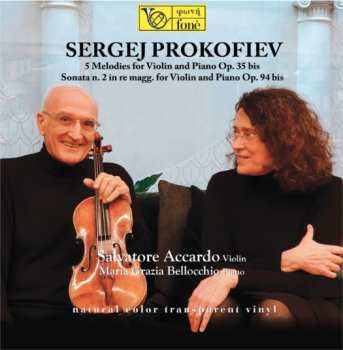Album Salvatore Accardo: 5 Melodies For Violin And Piano Op.35, Sonata N.2 In Re Magg. For Violin And Piano Op.94