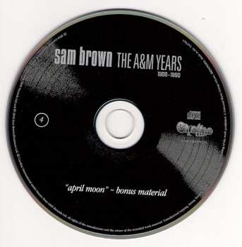 4CD/DVD/Doos Sam Brown: The A&M Years 1988-1990 