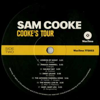 LP Sam Cooke: Cooke's Tour LTD