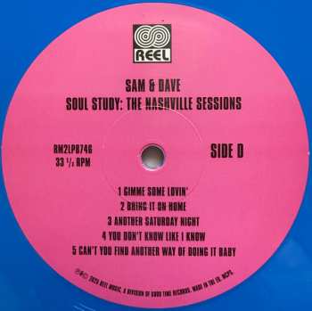 2LP Sam & Dave: Soul Study: The Nashville Sessions CLR | LTD