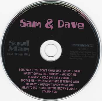 CD Sam & Dave: Soul Man And Other Hits