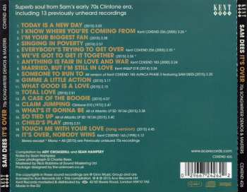 CD Sam Dees: It's Over (70s Songwriter Demos & Masters)