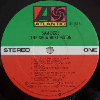 LP Sam Dees: The Show Must Go On
