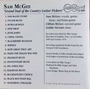 CD Sam McGee: Grand Dad Of The Country Guitar Pickers