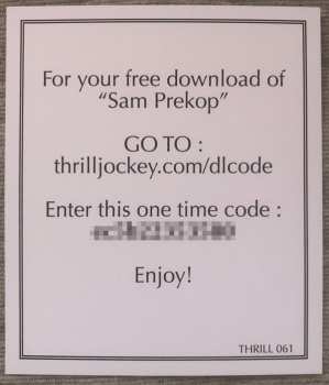 LP Sam Prekop: Sam Prekop LTD | CLR