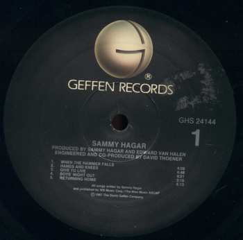 LP Sammy Hagar: Sammy Hagar
