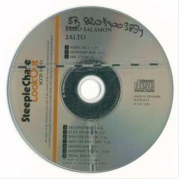 CD Samo Salamon Bassless Quartet: 2Alto