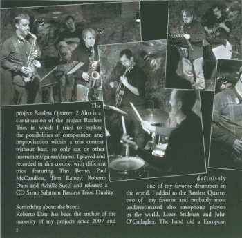 CD Samo Salamon Bassless Quartet: 2Alto
