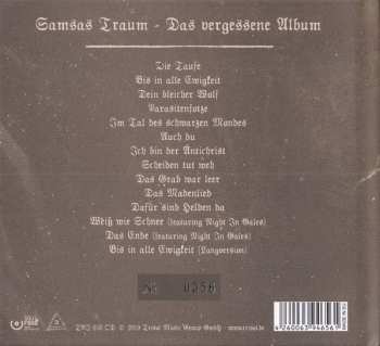 CD Samsas Traum: Das Vergessene Album LTD | NUM