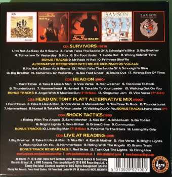 5CD/Doos Samson: Bright Lights The Albums 1979-1981