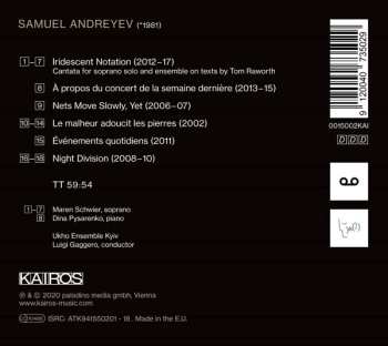 CD Samuel Andreyev: Iridescent Notation