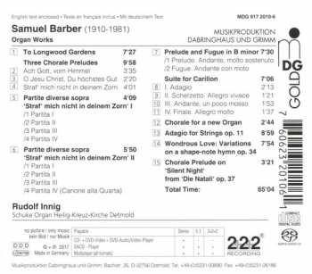 SACD Samuel Barber: Organ Works