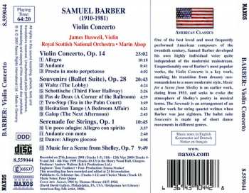 6CD/Doos Samuel Barber: Complete Orchestral Works
