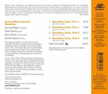 CD Samuel Blaser Quartet: Boundless