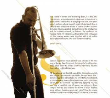 CD Samuel Blaser Quartet: Spring Rain