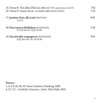 CD Samuel Scheidt: Sacræ Cantiones
