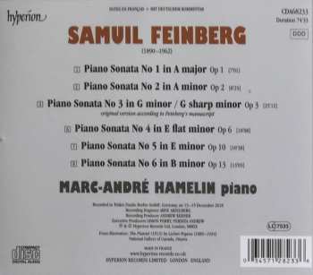 CD Marc-André Hamelin: Piano Sonatas 1-6