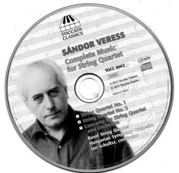 CD Sándor Veress: Complete Music For String Quartet