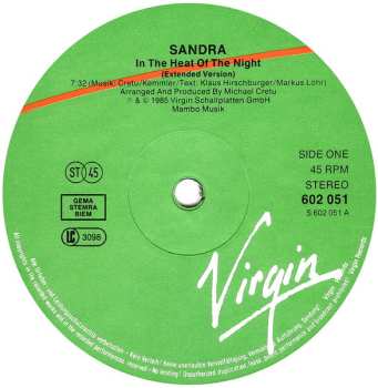 LP Sandra: In The Heat Of The Night