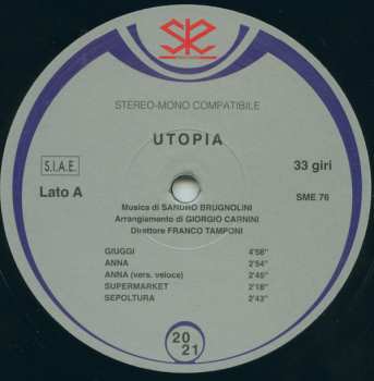 LP Sandro Brugnolini: Utopia