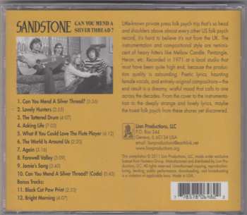 CD Sandstone: Can You Mend A Silver Thread? LTD