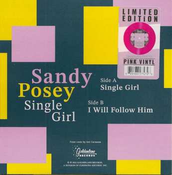SP Sandy Posey: Single Girl / I Will Follow Him CLR | LTD