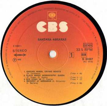 LP Santana: Abraxas