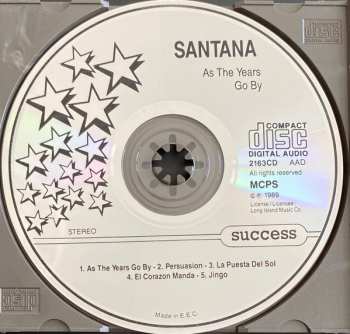 CD Santana: As The Years Go By