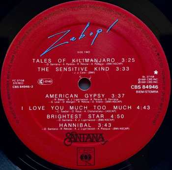 LP Santana: Zebop!
