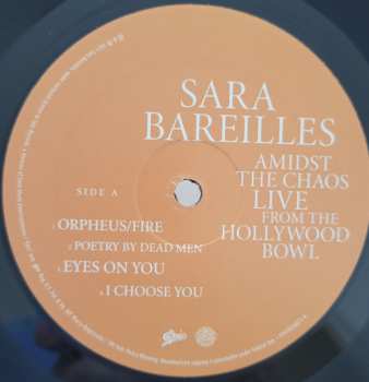 3LP Sara Bareilles: Amidst the Chaos: Live from the Hollywood Bowl