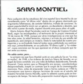 CD Sara Montiel: Vol.1 Sus Peliculas El Ultimo Cuplé Y La Violetera (1957-1958)