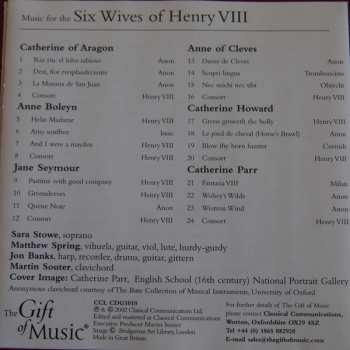 CD Sara Stowe: Music For The Six Wives Of Henry VIII
