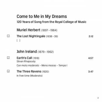 CD Joseph Middleton: Come To Me In My Dreams