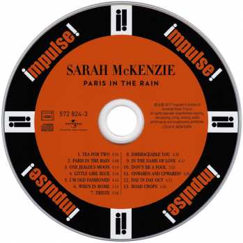 CD Sarah McKenzie: Paris In The Rain