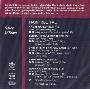 SACD Sarah O'Brien: Harp Recital