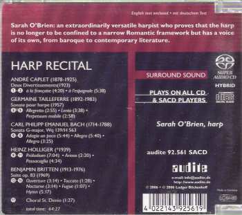 SACD Sarah O'Brien: Harp Recital