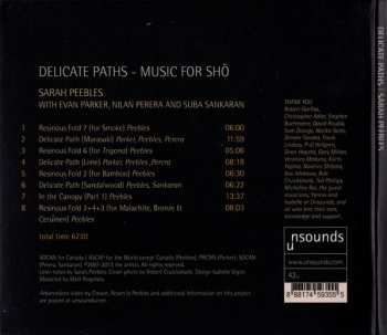 CD Sarah Peebles: Delicate Paths - Music For Shô