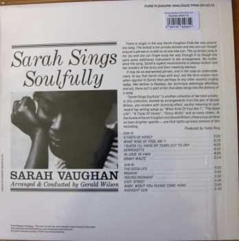 LP Sarah Vaughan: Sarah Sings Soulfully LTD