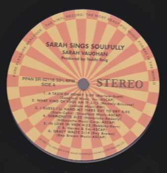 LP Sarah Vaughan: Sarah Sings Soulfully LTD