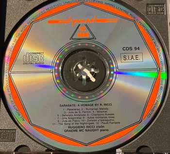 CD Pablo De Sarasate: A Homage By