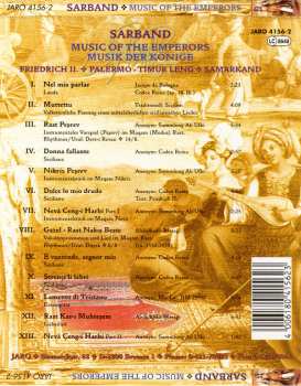 CD Sarband: Music Of The Emperors