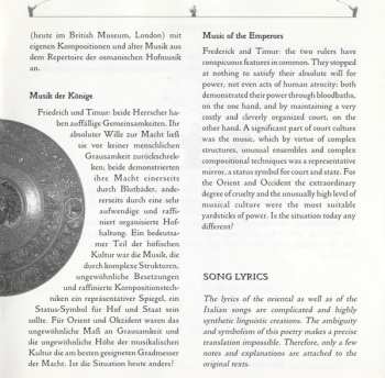 CD Sarband: Music Of The Emperors