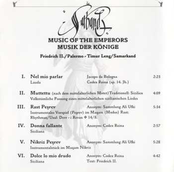 CD Sarband: Music Of The Emperors