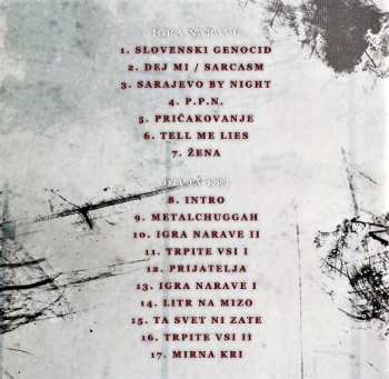 CD Sarcasm: Igra Narave / Divja Kri - Anthology 1997-2004