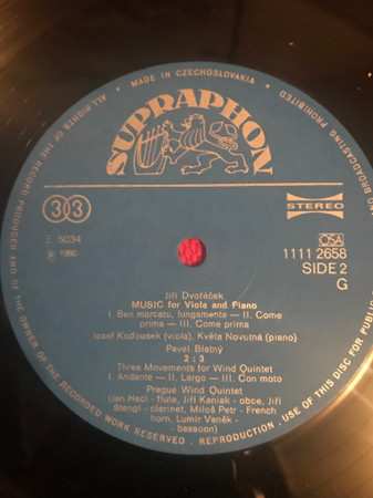 LP Josef Hála: Tausinger, Reiner, Dvorácek, Blatný