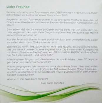 CD Saso Avsenik Und Seine Oberkrainer: Ein Neuer Tag
