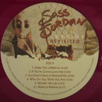 LP Sass Jordan: Racine Revisited